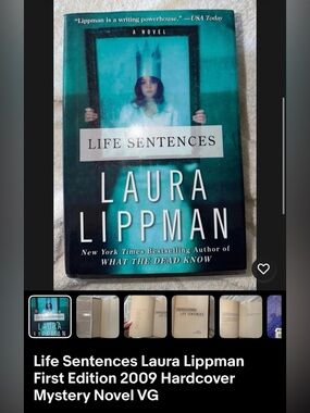 Life Sentences by Laura Lippman - Teal Hardcover Novel